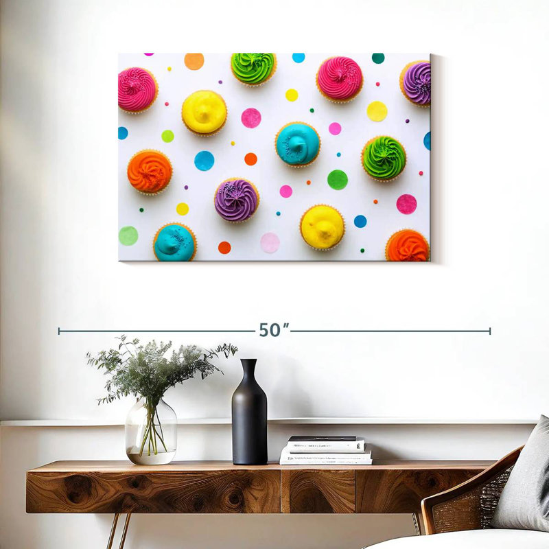 Yarlin Cupcakes, 24" H x 36" W