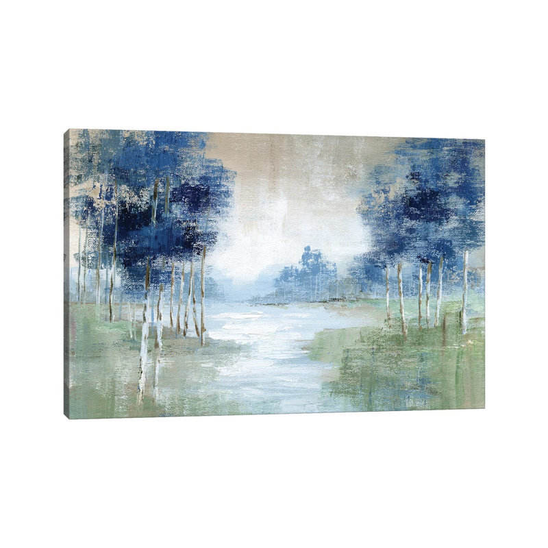 Birch River - Giclée sur toile tendue avec châssis