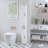 Tall Bathroom Storage Cabinet with Adjustable Shelves