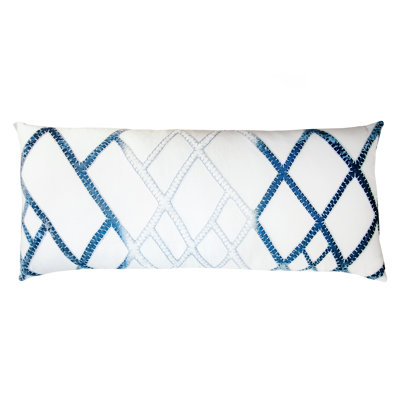 Net Velvet Lumbar Pillow Cover & Insert