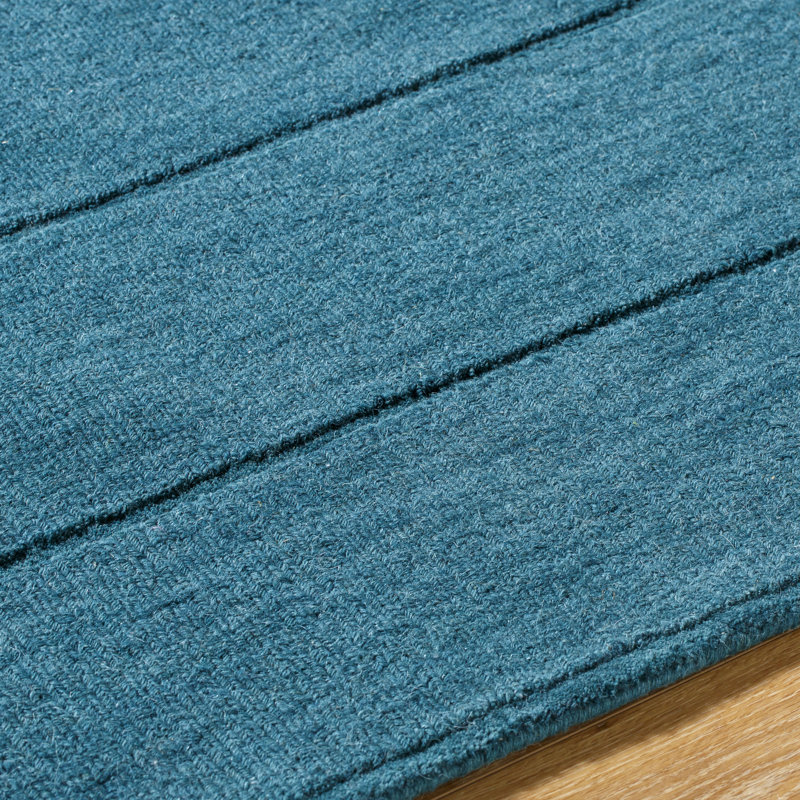 Hand Loomed Wool Indoor Rug, Novelty 5'7" x 6'