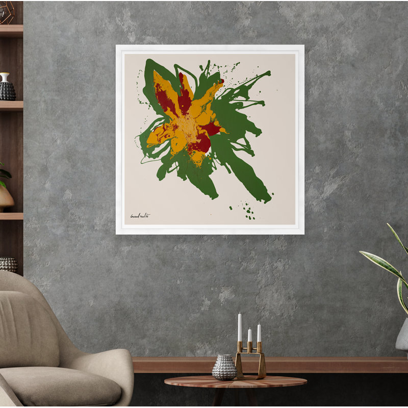 The Beginning II Print, White
