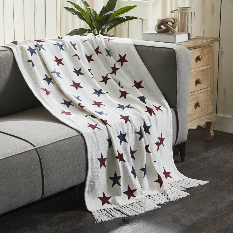 Jeté tissé Celebration Stars 50 x 60