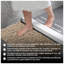 2 Piece Set Rectangle/U-shaped Bath Mat-19840750
