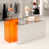 Argent / orange