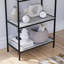 Sylvie 4 Tier Industrial Style Bookcase Living Room Shelving Unit With Metal Frame-1747834444-1797323110