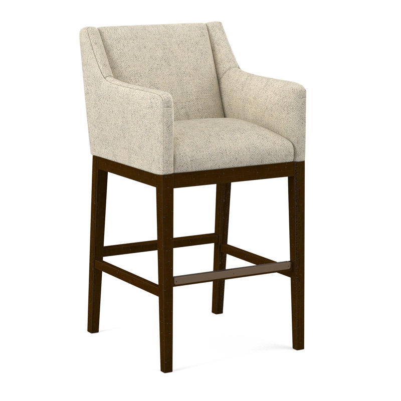 Upholstered Stool, 61626-87, Black