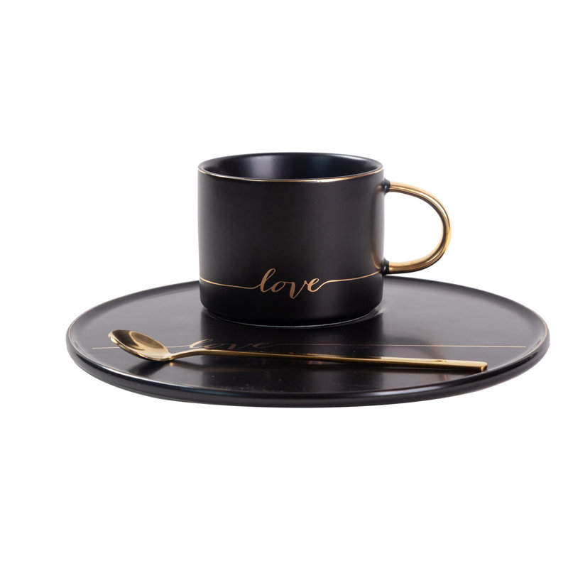 Porcelain Mug, Black