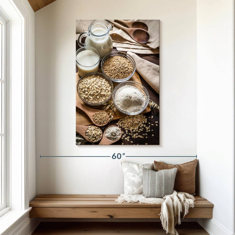 Yarlin Oats And Milk, 48" H x 32" W