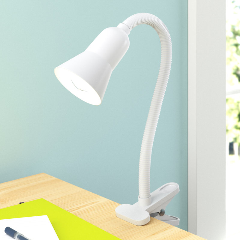 Suter Clip On Lamp, White