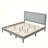 Solid Wood Platform Upholstered Headboard-229206893
