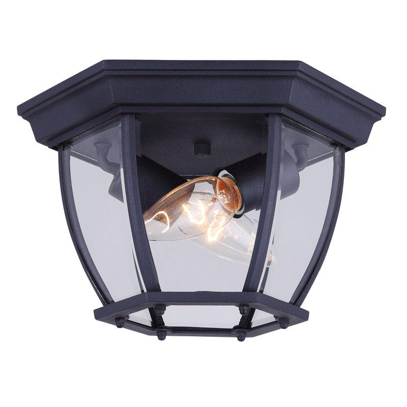 Plafonnier encastré d'extérieur 2 lumières