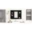Armoire murale de salle de bain avec miroir, 35 po x 27,5 po, option de rangement polyvalente, armoire noire 35 po x 27,5 po, grande capacité de rangement, peinte
