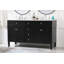 Ensemble de meuble-lavabo double 60 "Rivers-1784161001