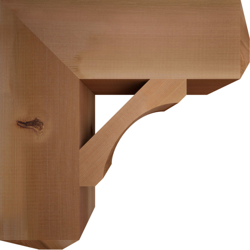 Support l 5 1/2 po x P 20 po x H 20 po Legacy Craftsman, cèdre rouge de l'Ouest, Western Red Cedar (Smooth)
