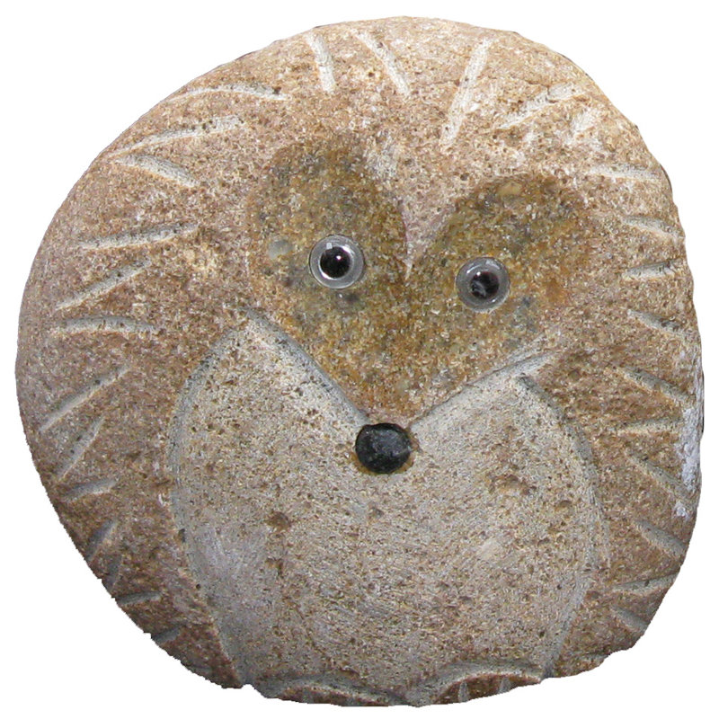 Stone Age Creations 8" Boulder Standing Hedgehog