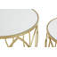 Ellensburg Glass Top Drum Nesting Tables