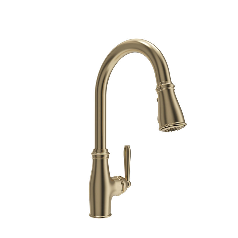 Robinet de cuisine rétractable Belsena 2.0, Or brossé