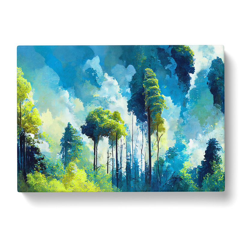 Towering Forest Trees - Wrapped Canvas, 35cm H x 50cm W x 3cm D