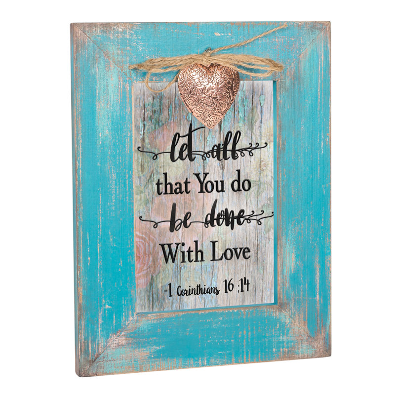 Janessa Teal Picture Frame