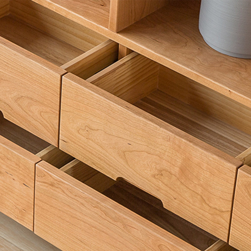 Nordic style large capacity storage bookcase