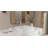 Badeloft 18.8" x 18.8" Square Stone Resin Vessel Bathroom Sink WB-05-S-M in Matte White-35943823