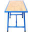 Banc de travail pliable, banc pour outils d'atelier, table d'assemblage de table de montage, capacité de charge de 660 lb, pour atelier, garage, bleu