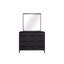 Miroir rectangulaire en bois