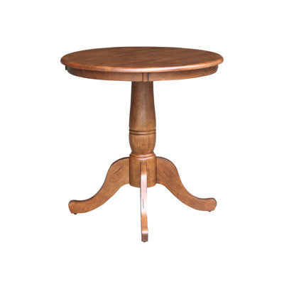 Solid Wood Pedestal Dining Table