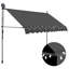 Dakota Fields Fabric Cover Retractable Patio Awning-1194891237