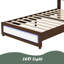 Lit plateforme double tapissier
