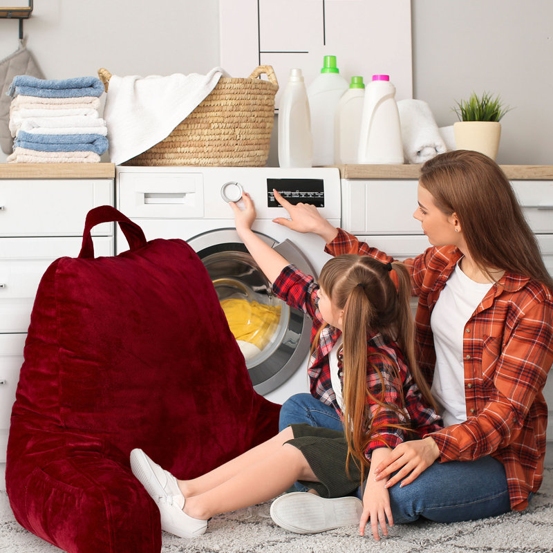 Housse et insert de coussin de lit , Marron, H 20 po x l 15 po