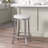 Batish Swivel Upholstered Counter Stool with Metal Frame-80231315