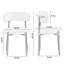 Chaise d'appoint rembourrée en molleton Teddy-1575810206