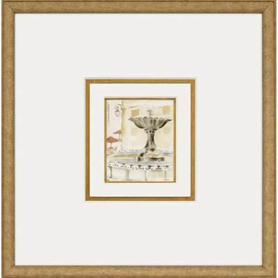 Fountains II Framed Art