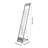 56"H 10 Tier Magazine Holder Newspaper Display Stand Detachable Rack
