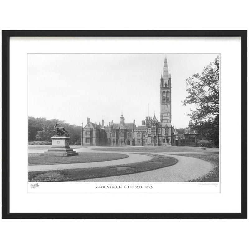 Scarisbrick, The Hall 1896 - Single Picture Frame Print, 45cm H x 60cm W x 2.3cm D