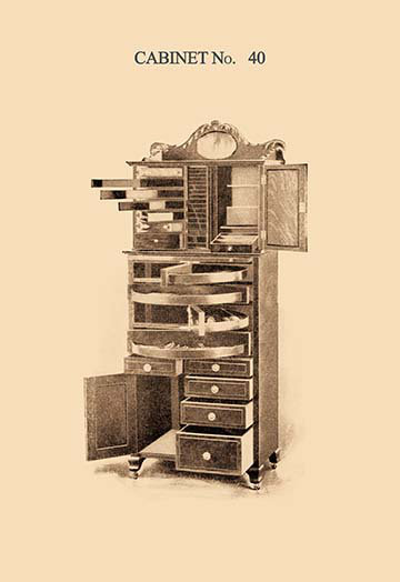 «Dentist's Cabinet # 40» par H. D. Justi and Son, impression