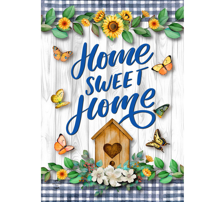 Drapeau de jardin Country Home Swet Home