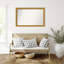 Townhouse Gold Non-Beveled Bathroom Wall Mirror-1016737289