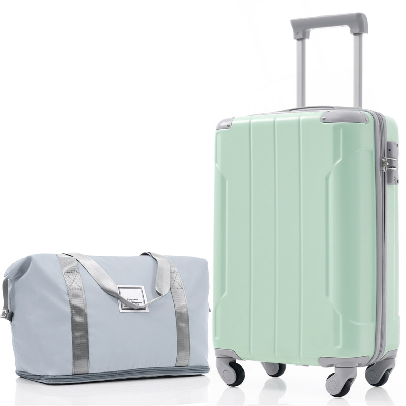 Ensemble de bagage à main 20 pièces 3 pièces avec roulettes, valise légère en ABS rigide pour les escapades de fin de semaine, voyage d'affaires