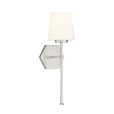 Conover 1-Light Wall Sconce in Satin Nickel