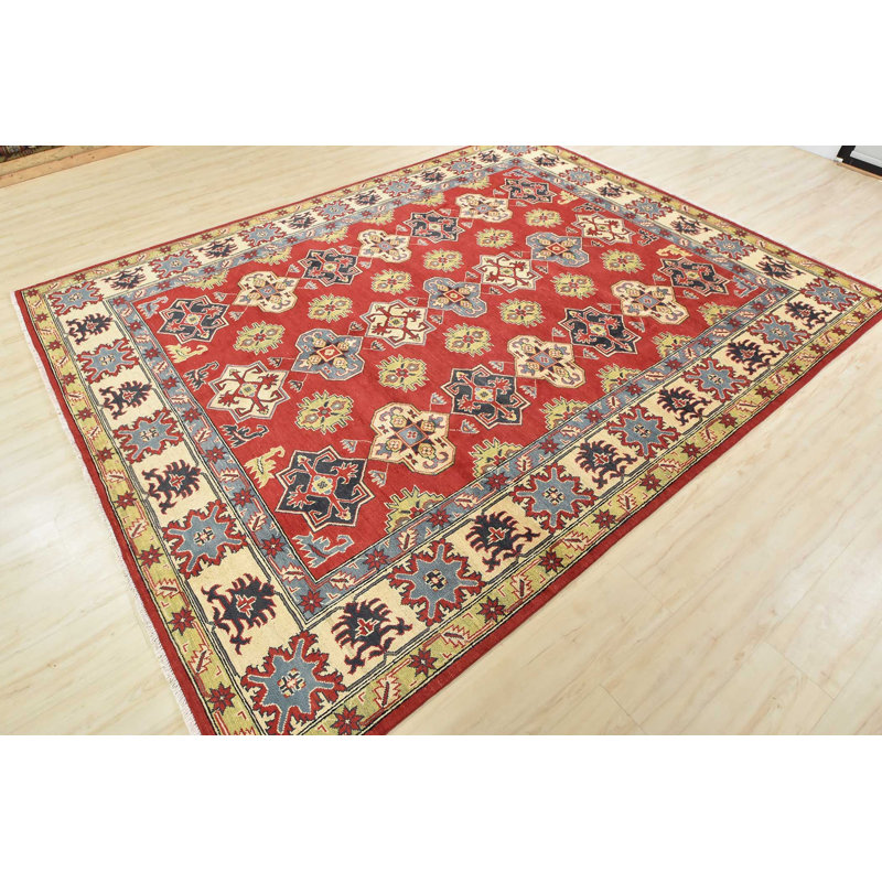 Tapis tribal Kazak 8 pi x 9 pi 11 po Nellann