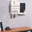 Wall Organiser With Key Hooks//Chalkboard/Mail Storage-1584707043