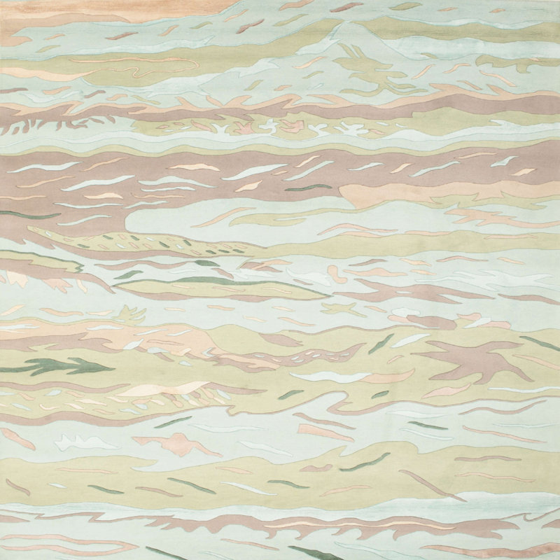 Tapis contemporain Contemporary, Carré 8 pi