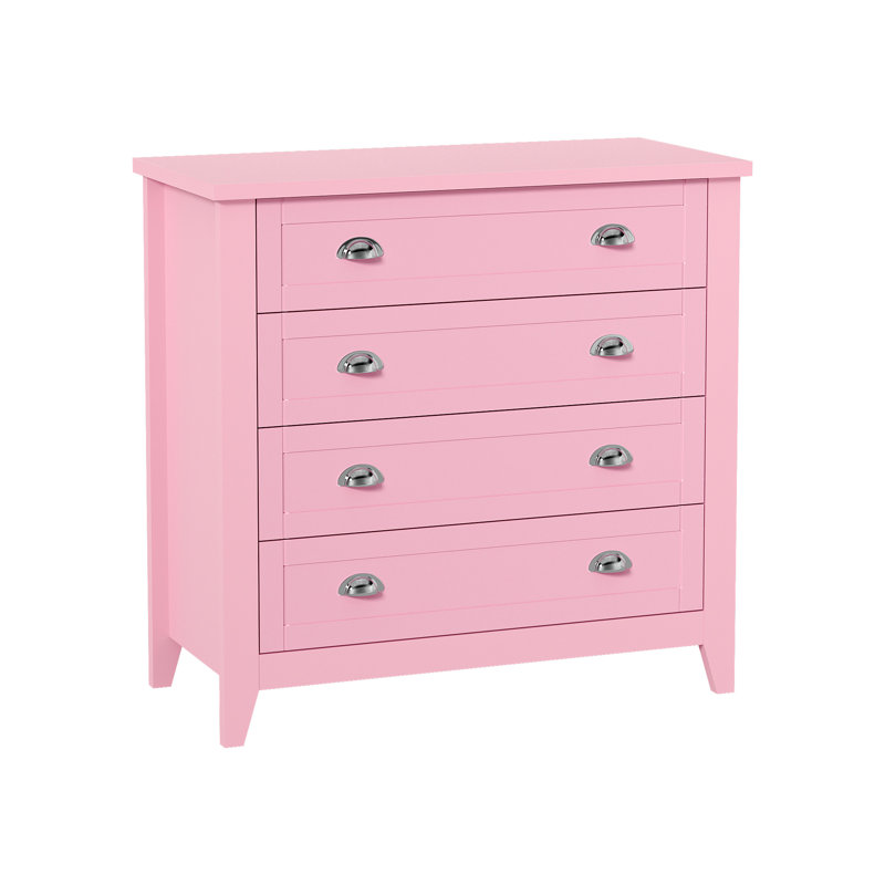 Commode 4 tiroirs Haven, Rose