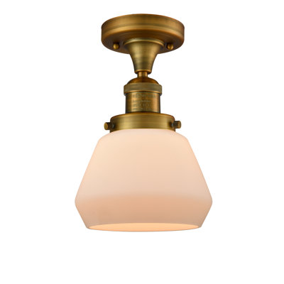 Chill Glass Semi Flush Mount