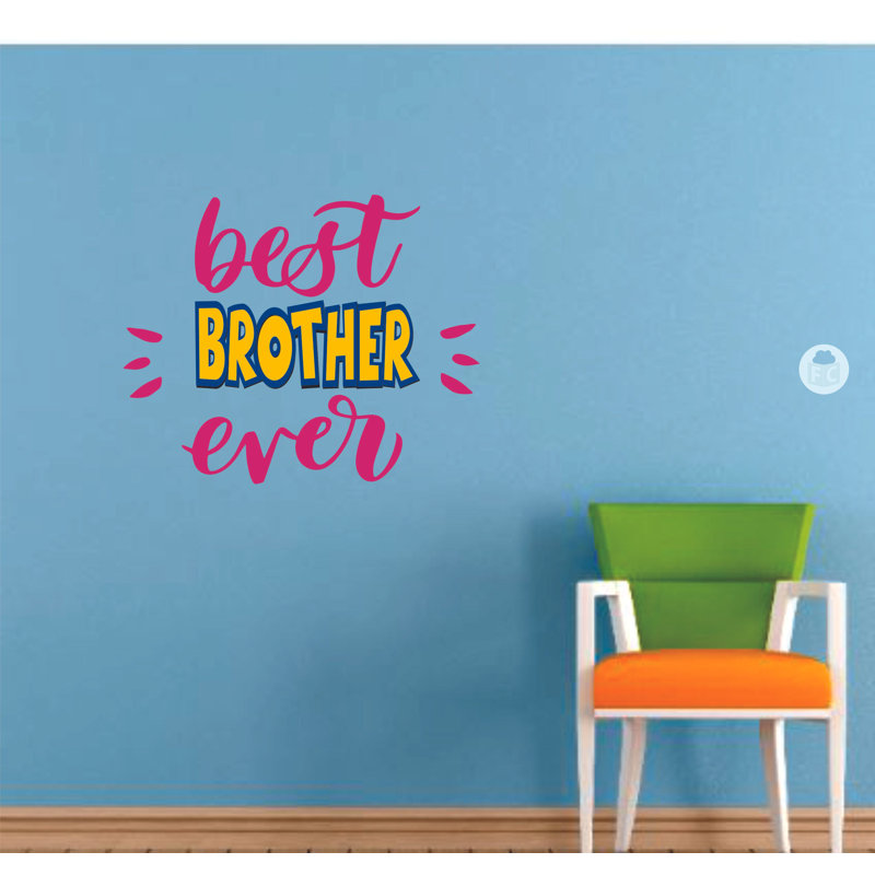 Text & Numbers Wall Decal, 10" H x 10" W