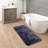 Pirates Well Washable Non-Slip Stain/Fade Resistant Solid Rectangle Bath Mat-94342247-94342239