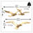 Flying Birds Wall Décor Set-1121771049-1126996698